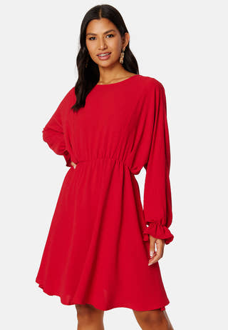 Flore LS O Neck Dress
