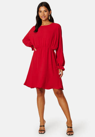 Flore LS O Neck Dress