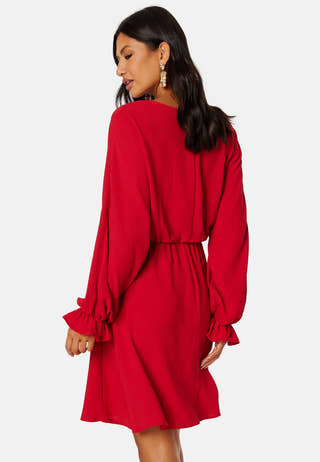 Flore LS O Neck Dress