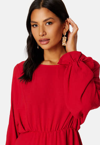 Flore LS O Neck Dress