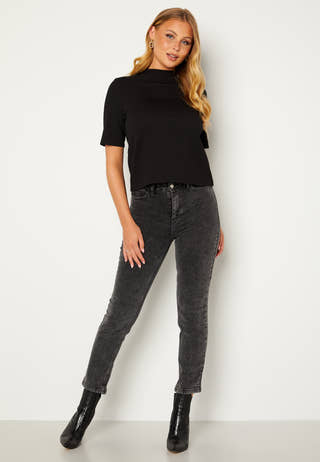 Fraya 2/4 Mock Neck Top