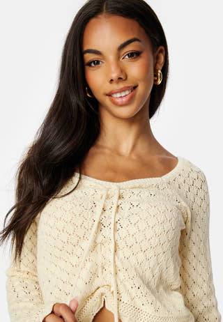 Judy LS Cropped Top Knit