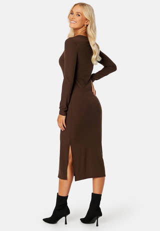 Kylie O-Neck Midi Dress