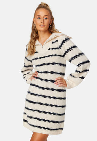 Nadine LS Half Zip Dress