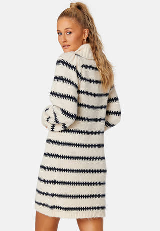 Nadine LS Half Zip Dress
