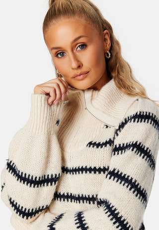 Nadine LS Half Zip Dress