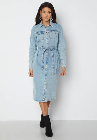 Namir LS Denim Shirt Dress