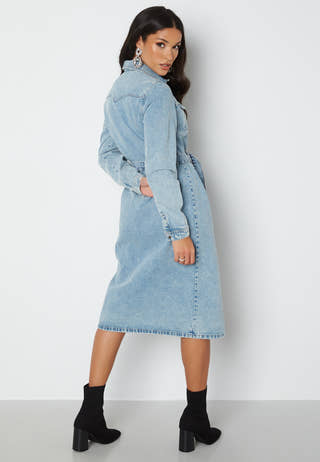 Namir LS Denim Shirt Dress