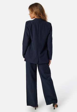Pcbozzy Ls Loose Striped Blazer