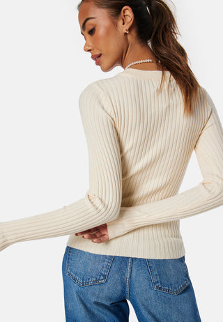 Pccrista LS O-Neck Knit