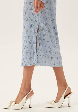 Pcflora Ls Midi Dress