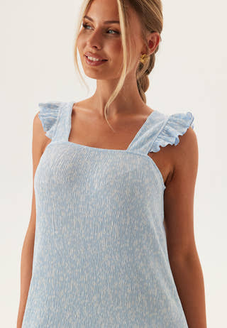 Pcflora Strap Flounce Dress