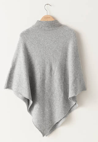 Pcfortuna High Neck Poncho