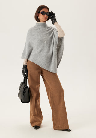 Pcfortuna High Neck Poncho
