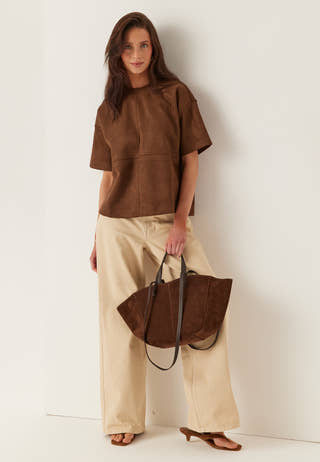 Pcgertu Ss Boxy Tee