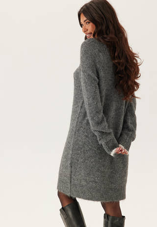 Pcivy Ls Contrast Knit Dress