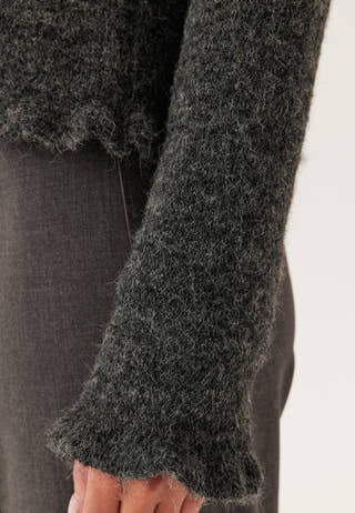 Pcjasmijn Ls O-neck Knit Cardigan