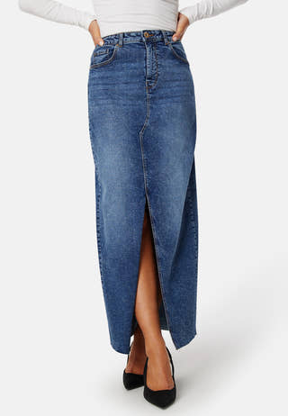 Pcjessie high waist ankle denim skirt