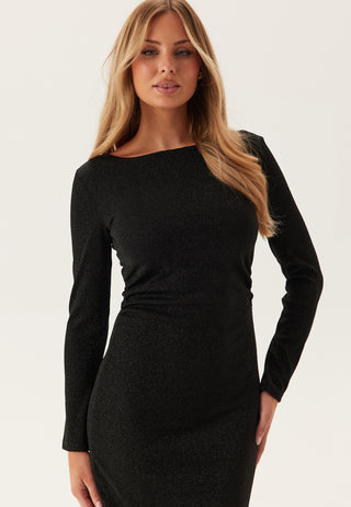 Pcjina Ls Boatneck Midi Dress