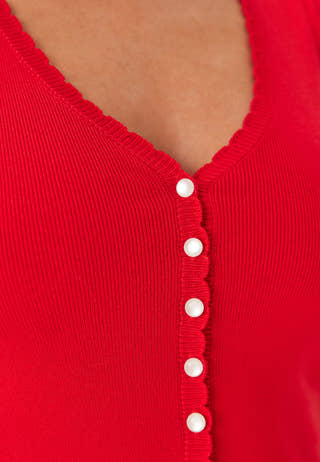 Pcjuline Ss Knit Cardigan