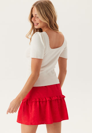 Pcjuline Ss Rev Knit Tee