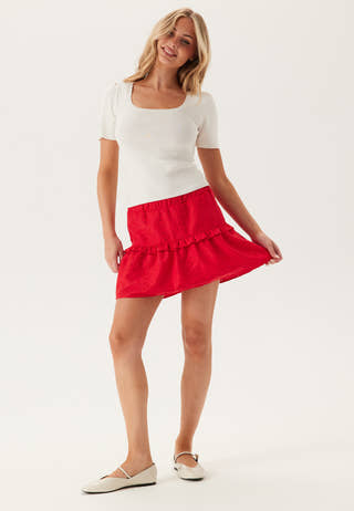 Pcjuline Ss Rev Knit Tee