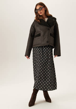 Pcjuno Coated Teddy Jacket