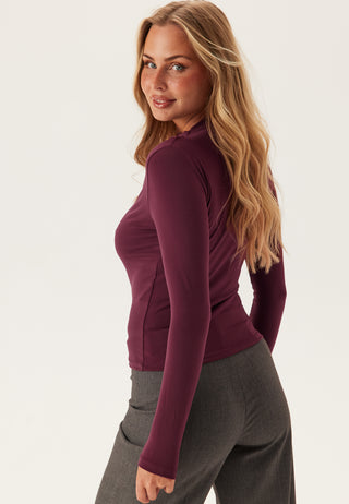 Pcmadison Ls Draped Top Jrs