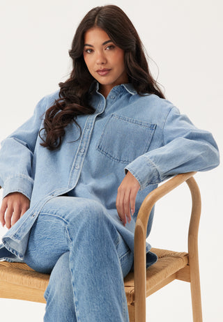 Pcmaisie Ls Denim Shirt