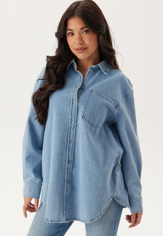 Pcmaisie Ls Denim Shirt