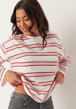 Pcmila Ls Loose Tee Jrs