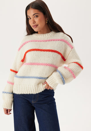Pcnavine Ls O-neck Knit