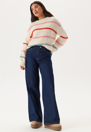 Pcnavine Ls O-neck Knit