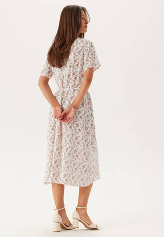 Pcnya Ss V-neck Midi Dress