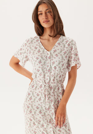 Pcnya Ss V-neck Midi Dress