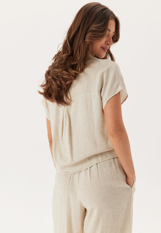 Pcpia Ss Tie Shirt Wvn Noos