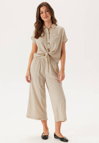 Pcpia Ss Tie Shirt Wvn Noos