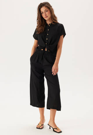 Pcpia Ss Tie Shirt Wvn Noos