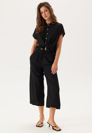 Pcpia Ss Tie Shirt Wvn Noos