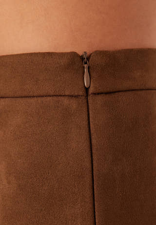 Pcrakel Brushed Hw Mini Skirt