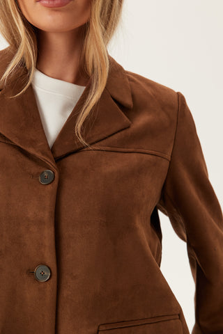 Pcrakel Brushed Outerwear Blazer