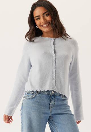 Pcrath Ls O-neck Knit Cardigan