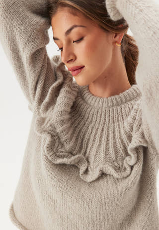 Pcrikka Ls Oneck Knit