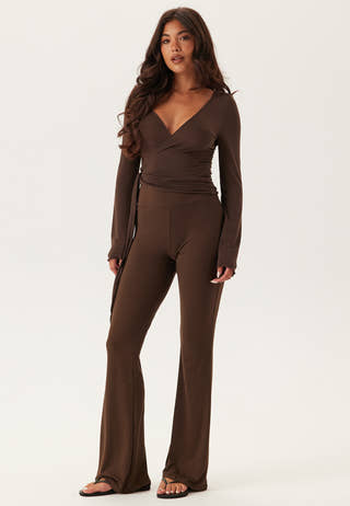 Pcroya Ballerina Ls Wrap Top