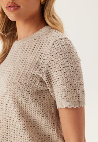 Pcscout Ss O-neck Knit