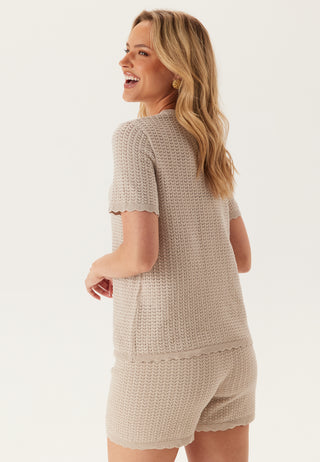 Pcscout Ss O-neck Knit