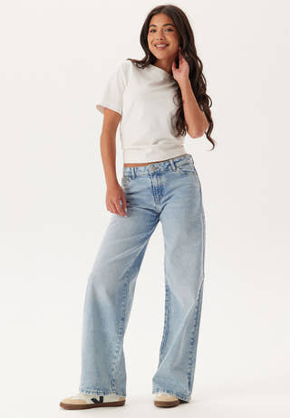 Pcselma Lw Wide Jeans Lb