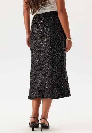 Pcserena Sequin Hw Midi Skirt