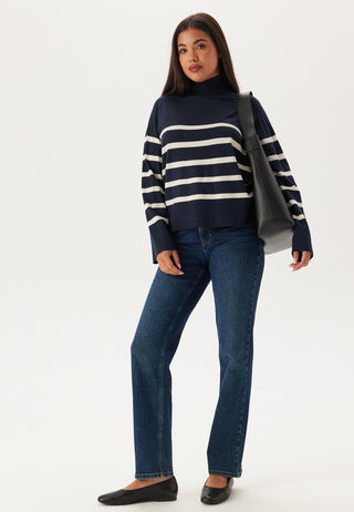 Pcsia Ls Rollneck Knit