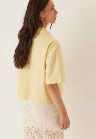 Pcsky Ss A-shape Denim Top